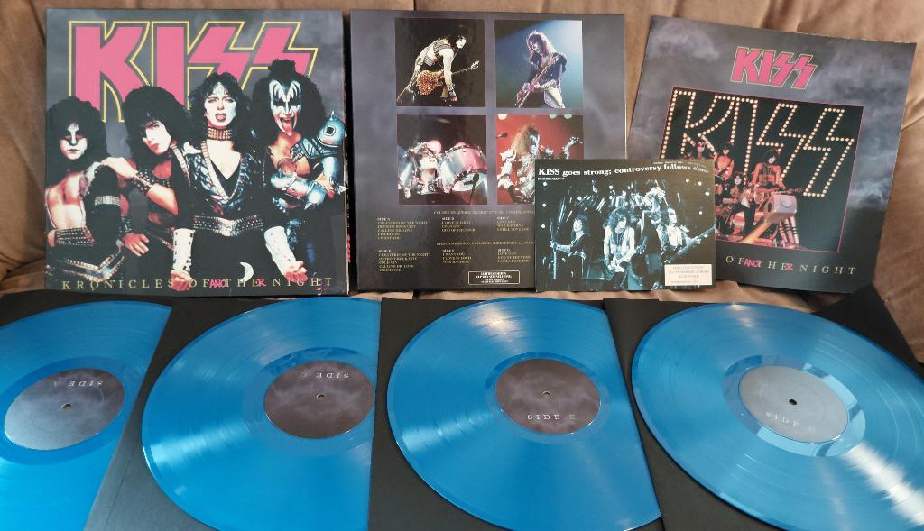 Kiss Numbered 4lp boxset '83 Iron Maiden Metallica Motorhead, Verzenden, 1980 - 1989, Zo goed als nieuw, Originele persing