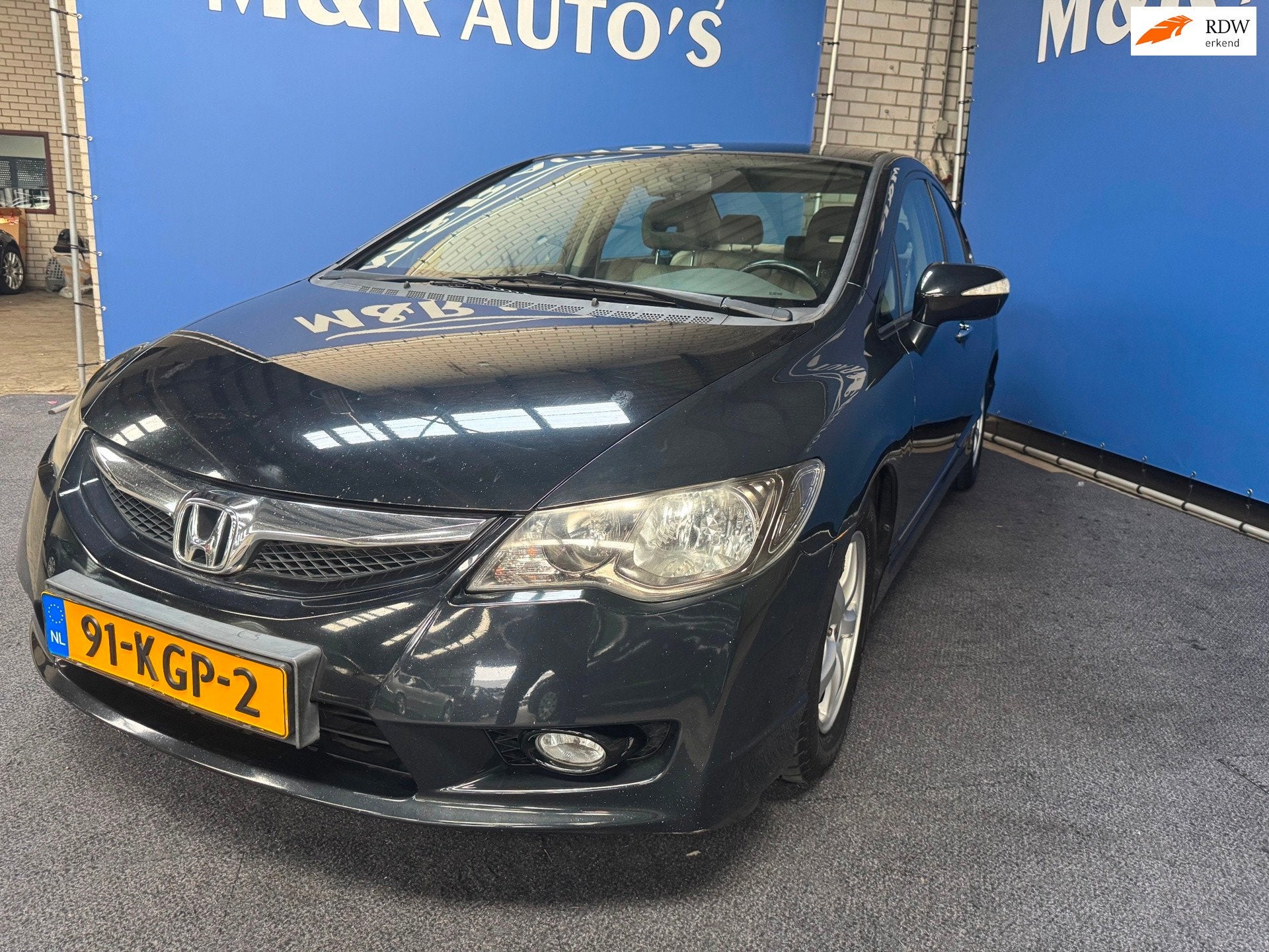 Honda Civic 1.3 Hybrid Automaat, Auto's, Euro 5, Elektrische ramen, Gebruikt, Beige