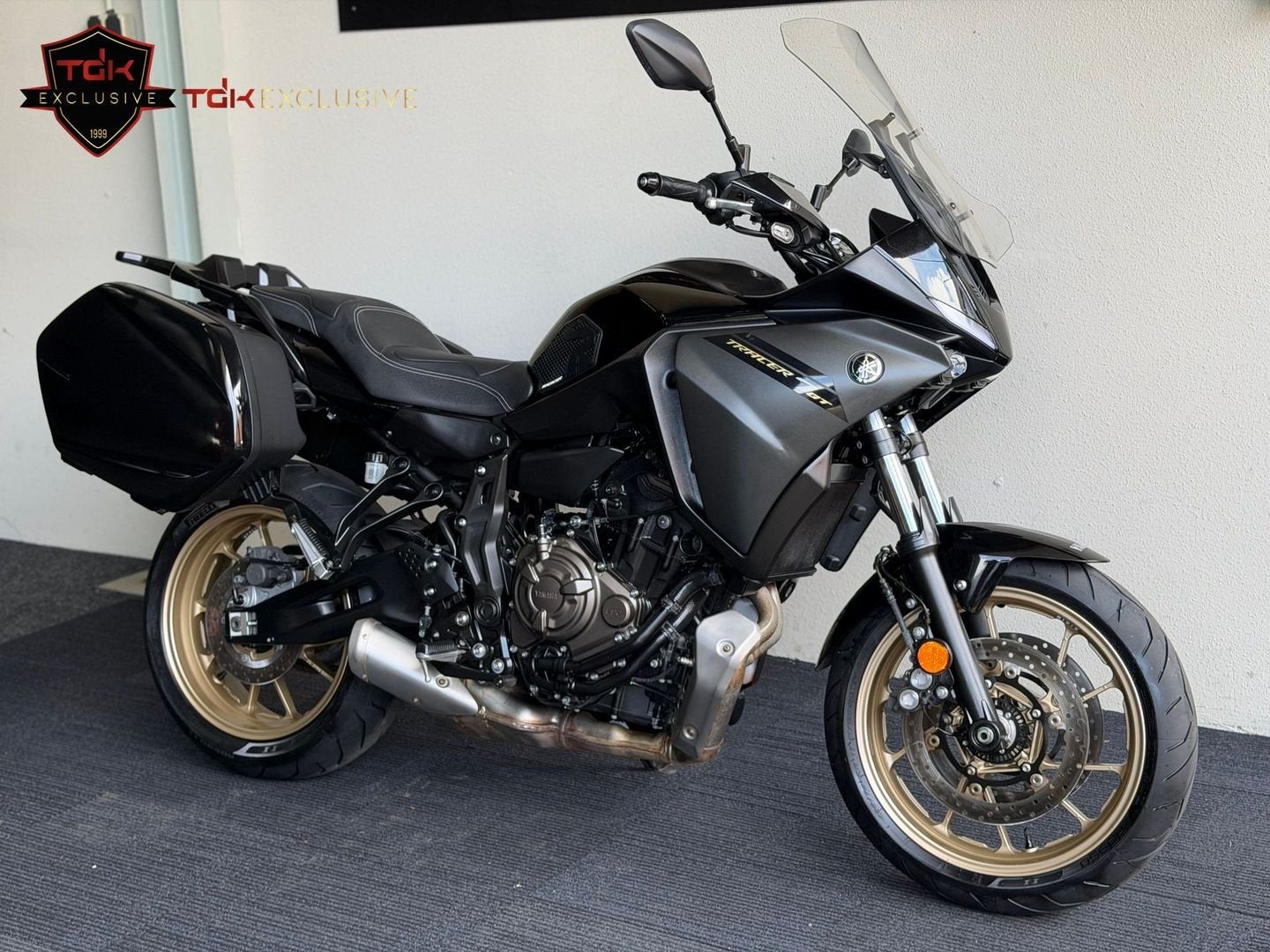 YAMAHA TRACER 7 GT ABS MIDNIGHT BLACK MT07 TRACER 700 MT 07, Motoren, Motoren | Yamaha, 2 cilinders, Bedrijf, Meer dan 35 kW, Toermotor
