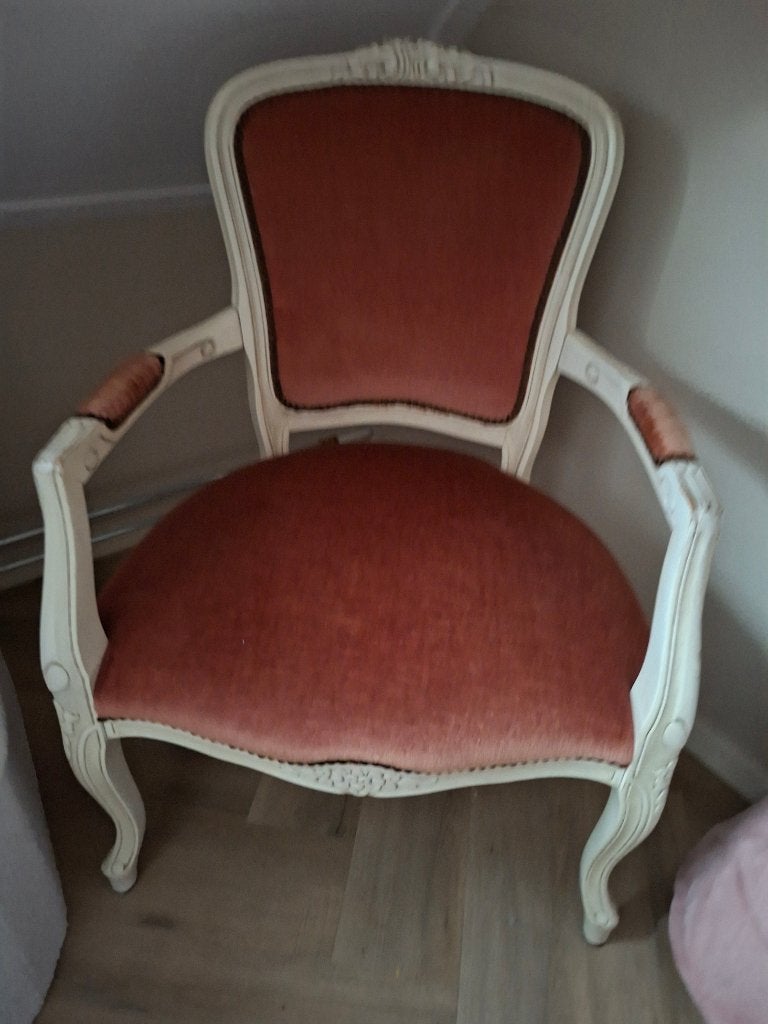 Retro vintage stoel roze, Ophalen, Huis en Inrichting