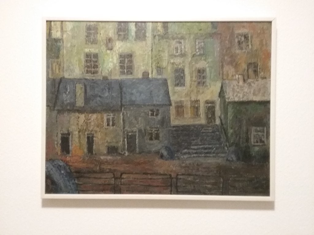 Schilderij H.Valkenberg, Ophalen of Verzenden, Klassiek, Gesigneerd, Stads- / dorpsgezicht
