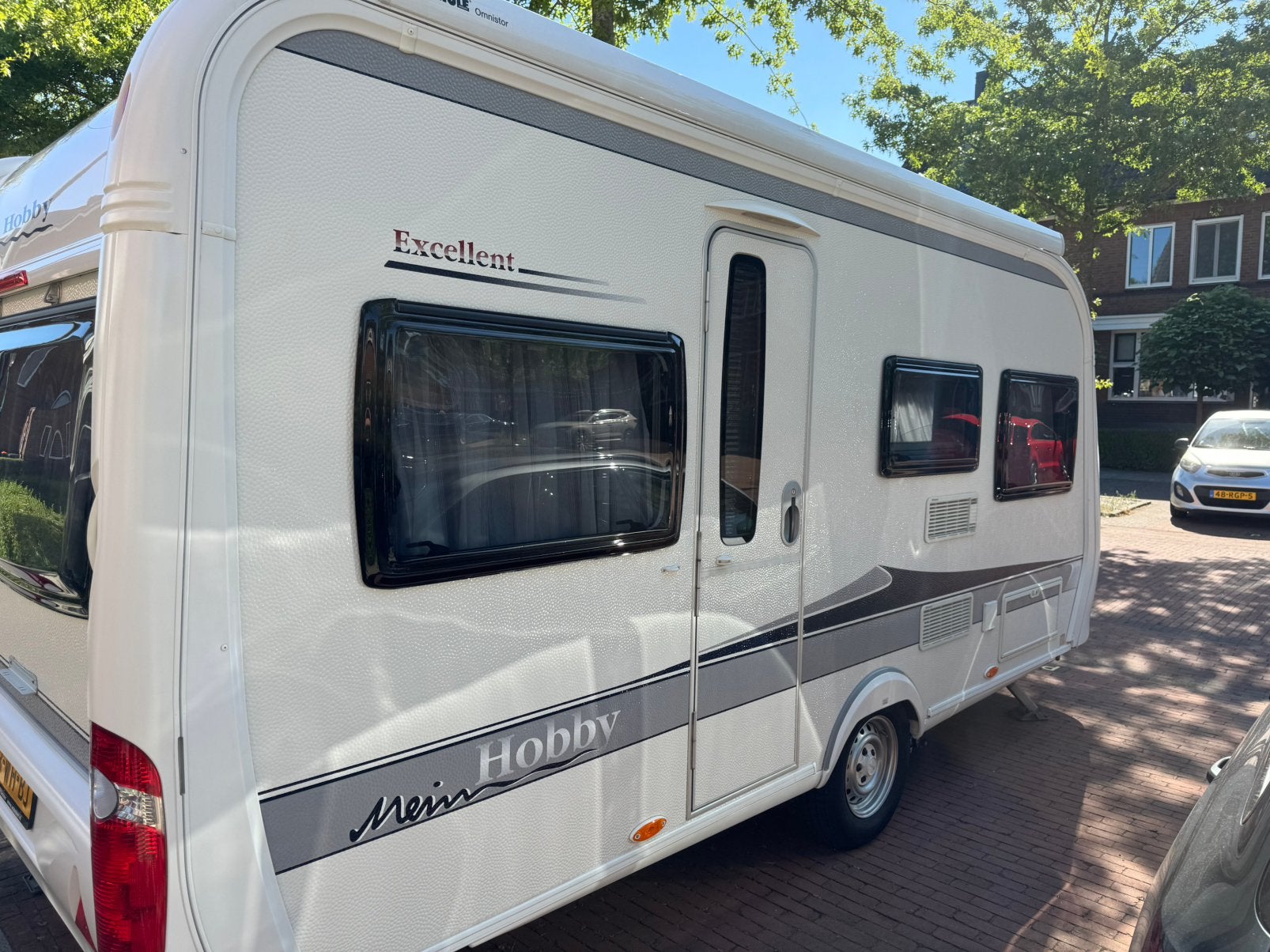 Hobby 455 UF excellent, Caravans en Kamperen, Caravans, Rondzit, Hobby, Particulier, 6 tot 7 meter