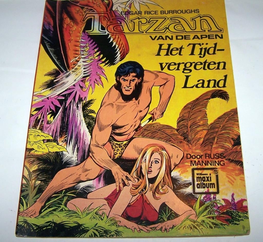 Tarzan van de Apen-Het tijd-vergeten land. 1974. Izgs., Eén comic, Amerika, Ophalen of Verzenden, Zo goed als nieuw