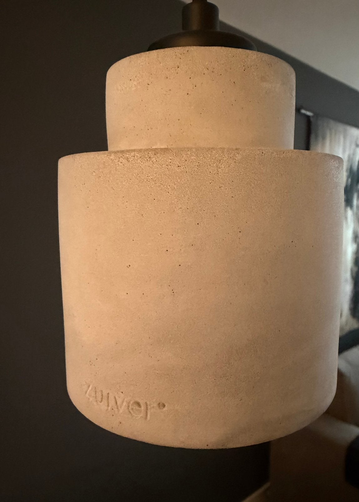 Zuiver left concrete hanglamp (beton), Ophalen of Verzenden, Zo goed als nieuw