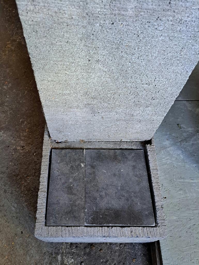 Betonnen Waterornament - 148x40x50 cm (zonder pomp), Ophalen, Gebruikt, Beton, Waterornament