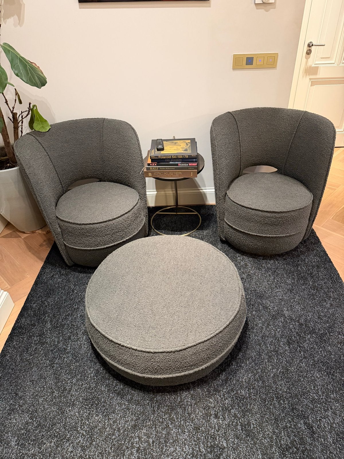 Riviera Maison fauteuils en poef - Zo goed als nieuw, Huis en Inrichting, Stoelen, Ophalen, Twee, Zo goed als nieuw, Stof