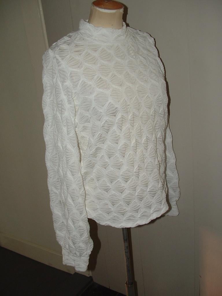 MSCH Copenhagen maleca ls bright white top maat S, Msch Copenhagen, Wit, Ophalen of Verzenden, Zo goed als nieuw