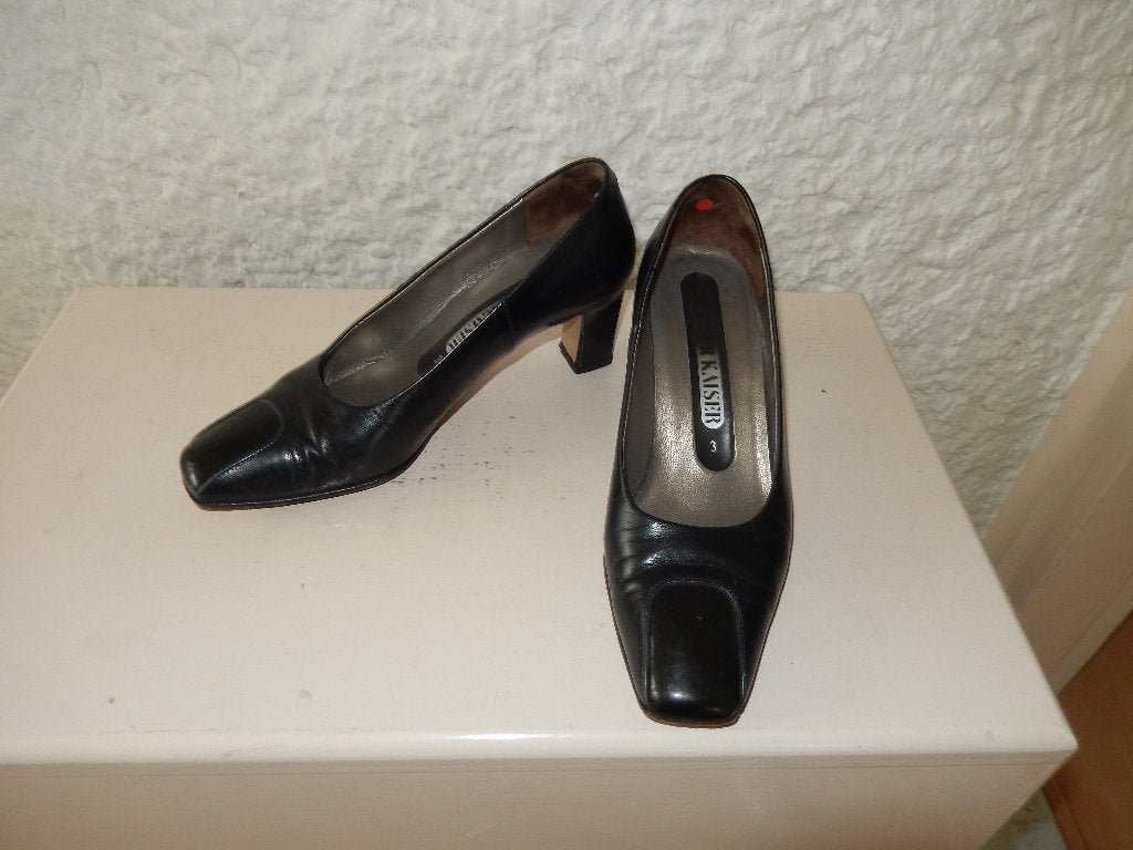 chique pumps Peter Kaiser mt36 zwart leer/lak als nieuw, Pumps, Zwart, Ophalen of Verzenden, Peter Kaiser Marco Tozzi