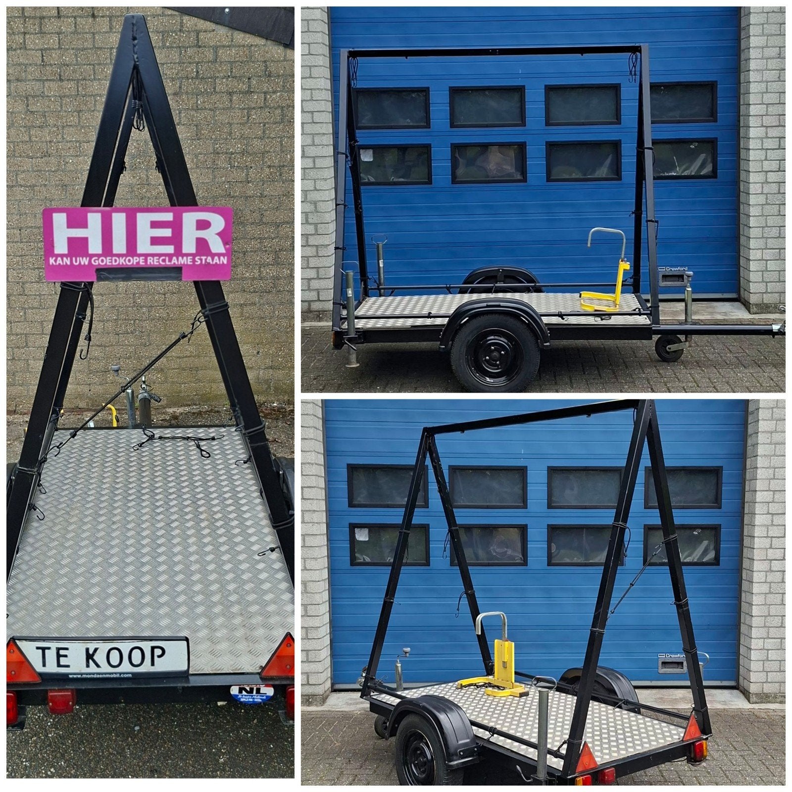 Reclame Aanhanger -  Verlichting -  Promotie Aanhangwagen, Auto diversen, Ophalen