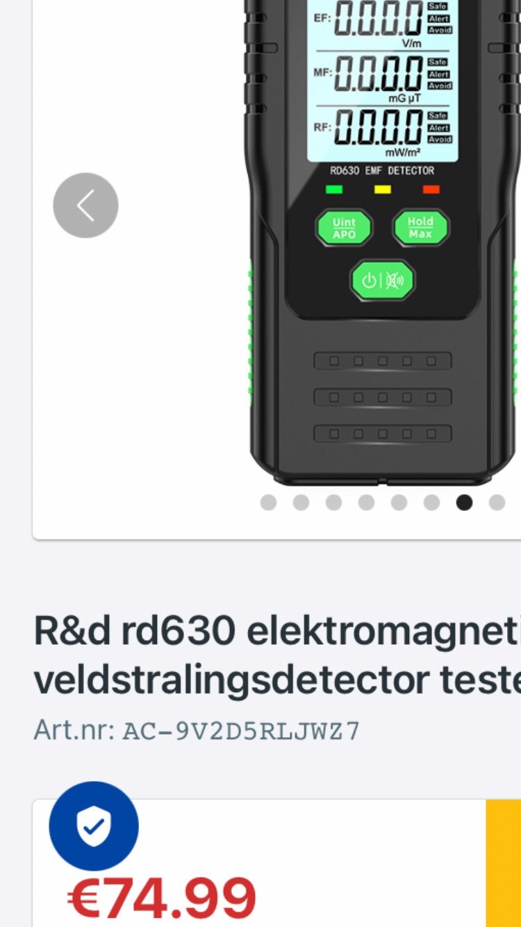EF, MF & RF Detector, Doe-het-zelf en Verbouw, Ophalen of Verzenden, Nieuw