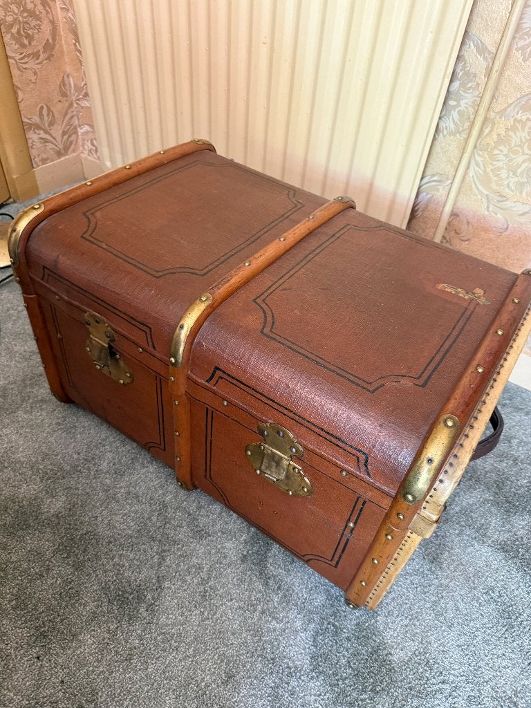 Antieke reiskoffer van Poggioli, Lugano, Antiek en Kunst, Ophalen