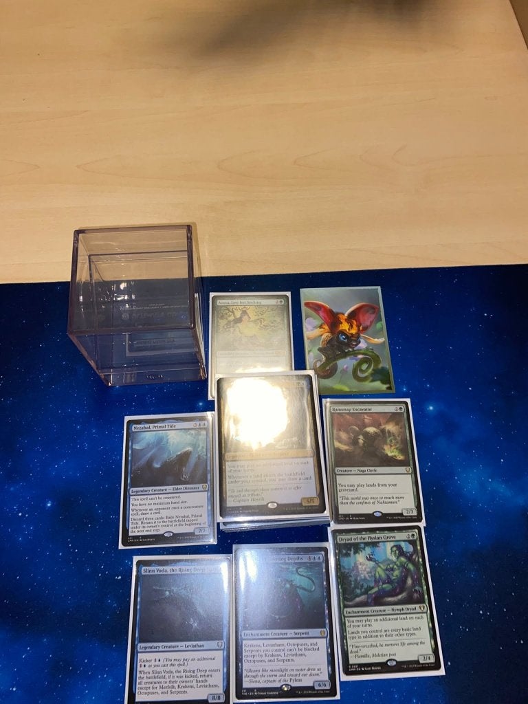 Aesi, Tyrant of Gyre Strait - Commander Deck, Ophalen of Verzenden, Zo goed als nieuw, Speeldeck