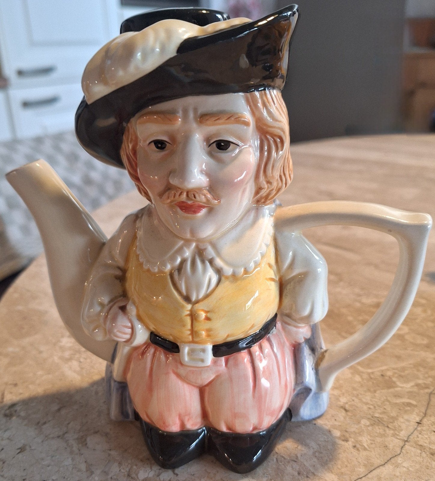 Vintage Toby jug theepotje., Antiek en Kunst, Ophalen of Verzenden