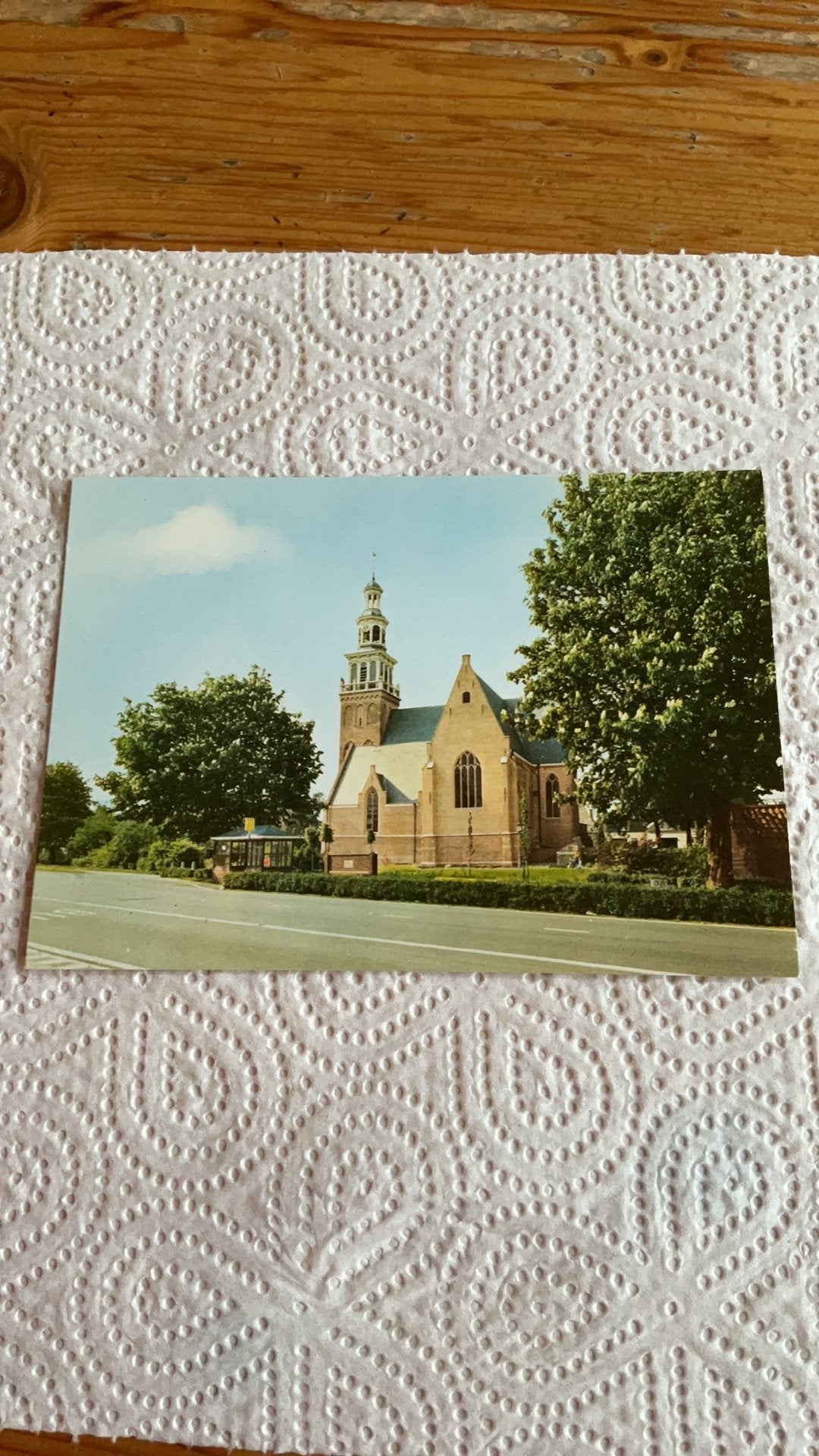 Postkaart - Haastrecht - Kerkgebouw, Verzamelen, Ophalen of Verzenden, 1960 tot 1980, Ongelopen, Zuid-Holland