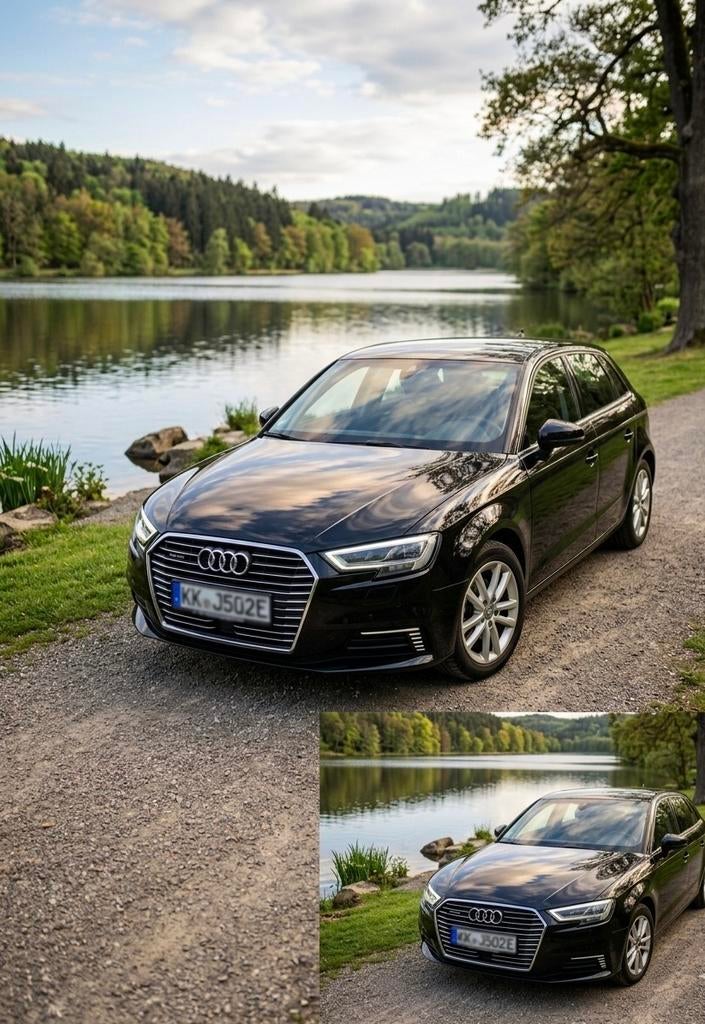 Audi A3 Sportback e-tron (Exclusiveline), Nieuwe APK App, Auto's, Stof, Euro 6, 4 cilinders, Zwart