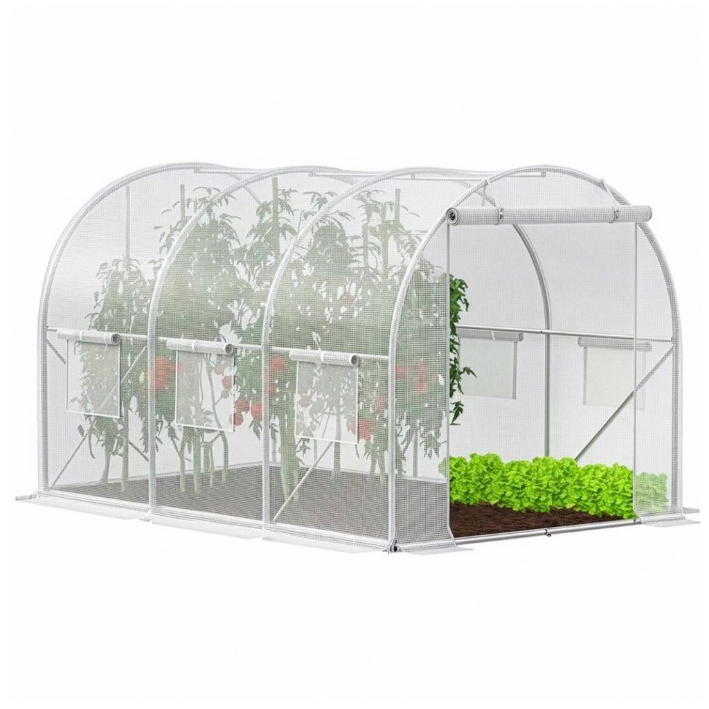 Kweekkas / Broeikas / Tuinkas / Folie / 3x2x2m, Tuin en Terras, Kassen, Staal, Folie, Kweekkas, Ophalen of Verzenden