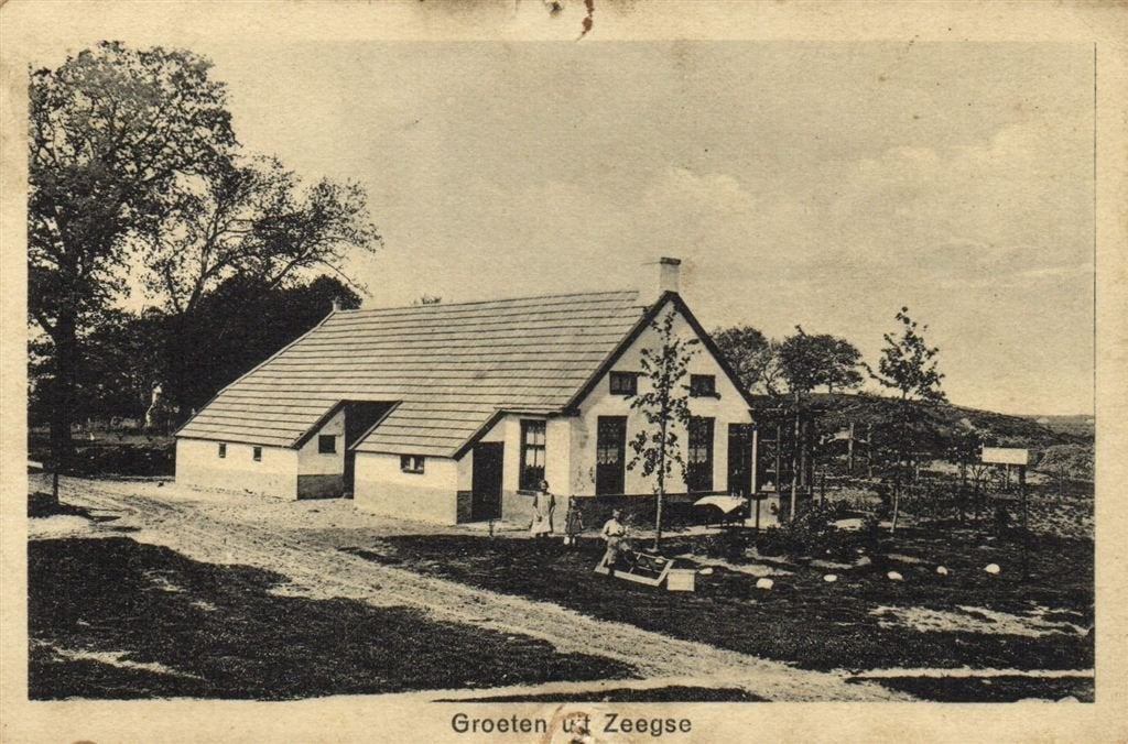 Groeten uit Zeegse - B-keus - 1945? gelopen, Ophalen of Verzenden, 1940 tot 1960, Gelopen, Drenthe