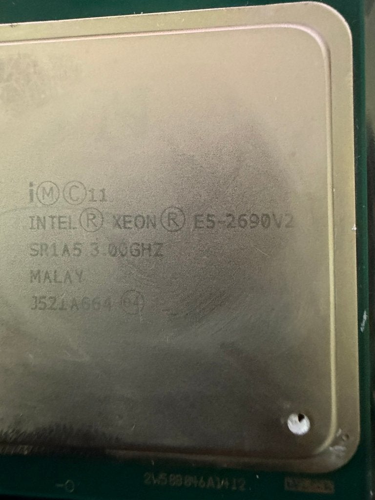 Xeon E5-2690V2, Computers en Software, Verzenden, Gebruikt, Intel Xeon, 3 tot 4 Ghz