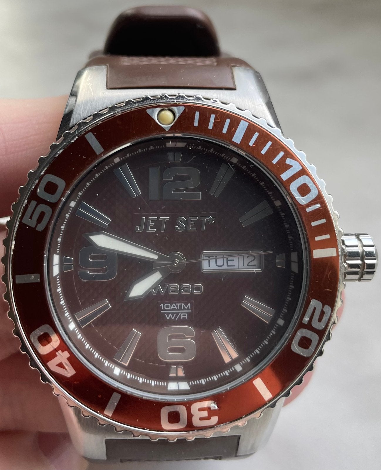 Sterke herenhorloge te koop., Ophalen, Gebruikt