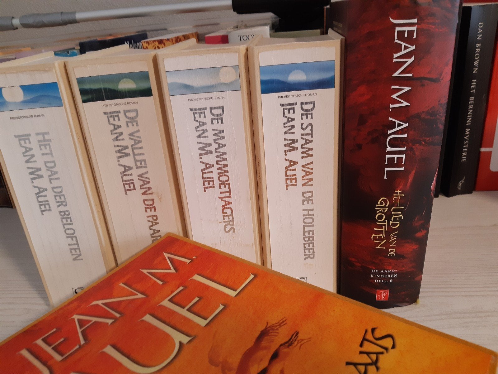 Compl. serie 'Stam van de Holenbeer' - Jean M. Auel (Gebond, Ophalen, Gelezen, Jean M. Auel, Nederland