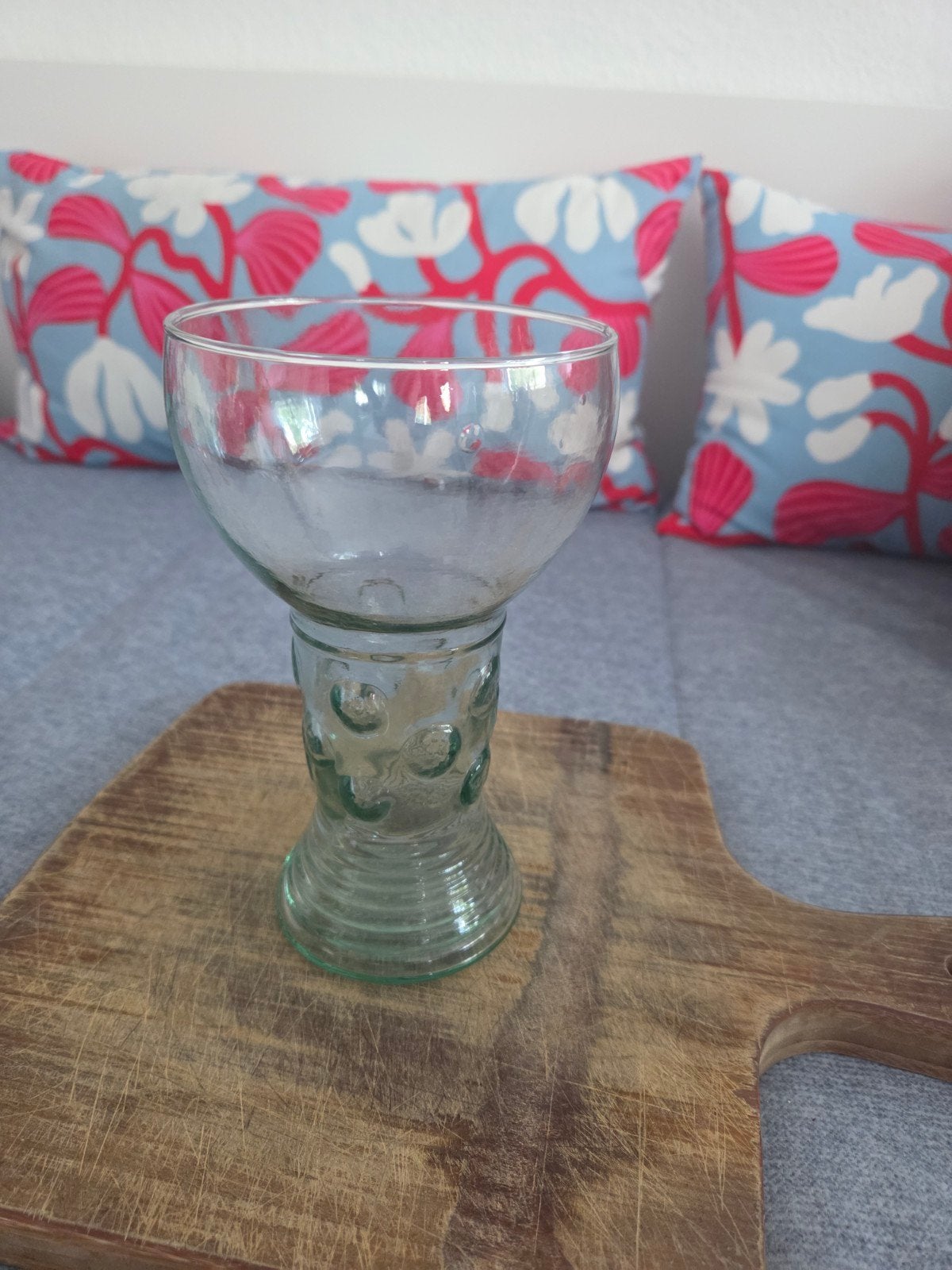 Vintage Roemer-achtig glas - 17 cm hoog, 10 cm breed, Antiek en Kunst, Antiek | Glas en Kristal, Ophalen of Verzenden