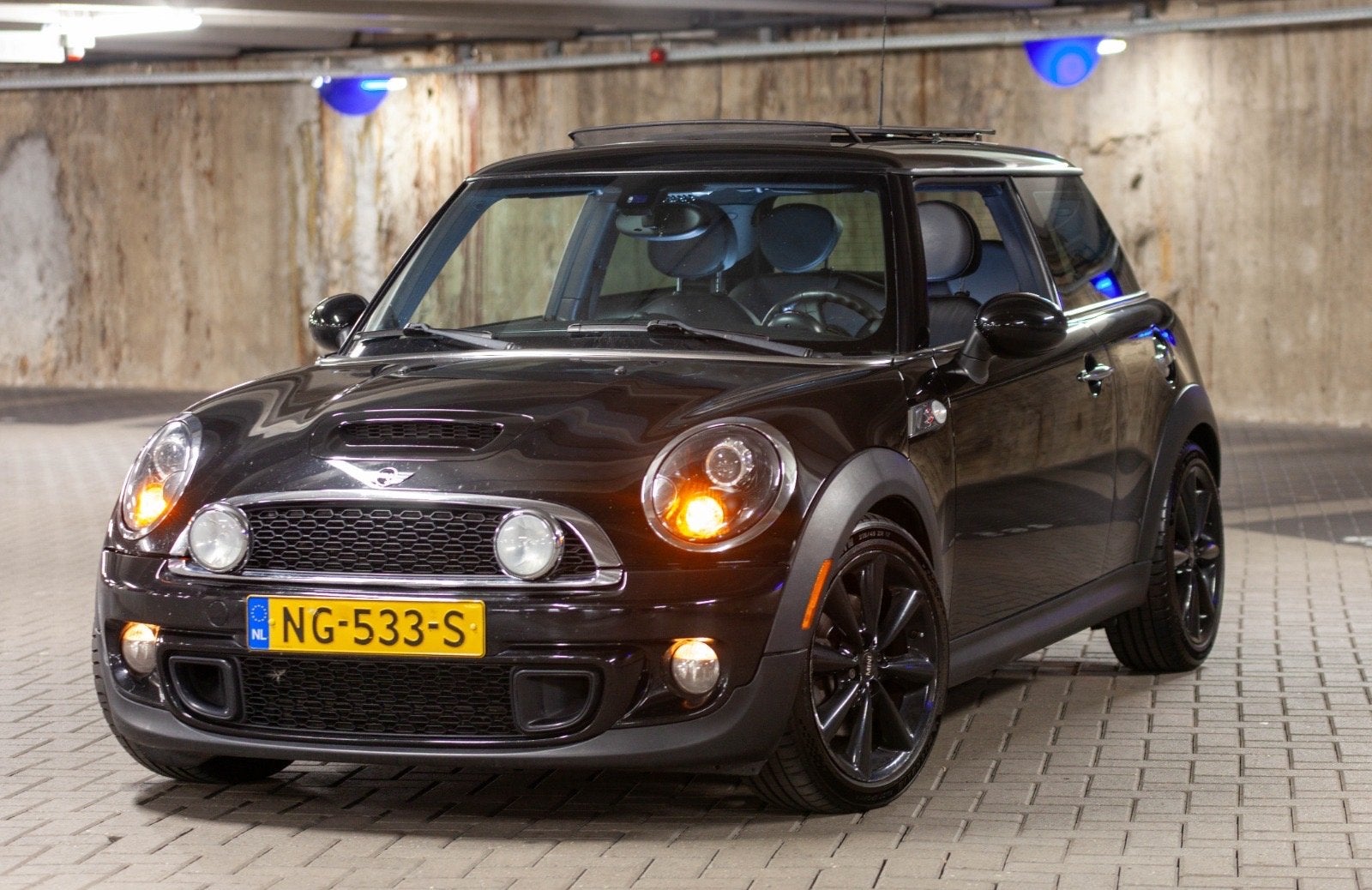 Mini Cooper S Goodwood 1.6 2012 harmankardon/pano/sport, Voorwielaandrijving, Zwart, 181 pk, 4 stoelen