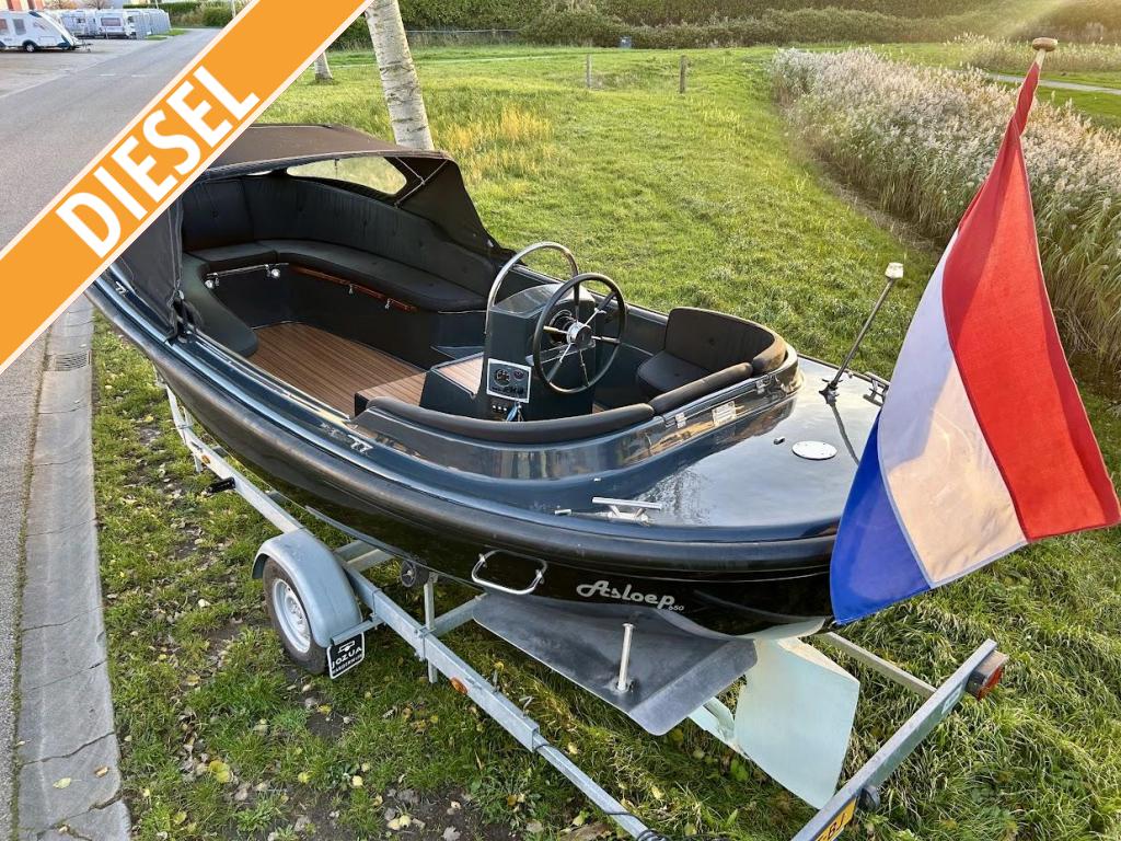 Asloep 650 zgan 16 pk Craftsman diesel 2024 vol opties!, Watersport en Boten, Sloepen, Overige merken, Binnenboordmotor, Diesel