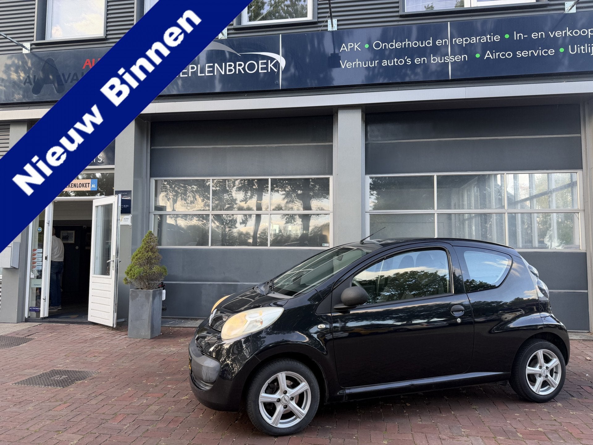 Citroën C1 1.0-12V Séduction Bj 2006 leuk beginners auto, Voorwielaandrijving, Dealer onderhouden, Gebruikt, Zwart