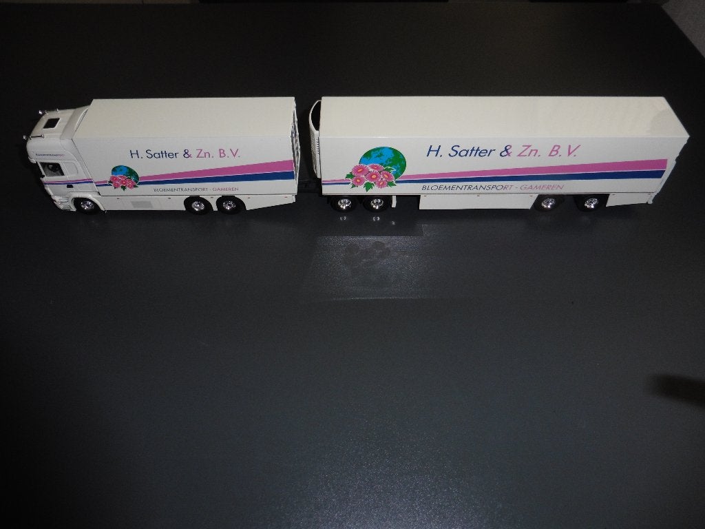 Tekno Scania Satter., Ophalen of Verzenden, Nieuw, Bus of Vrachtwagen, Tekno