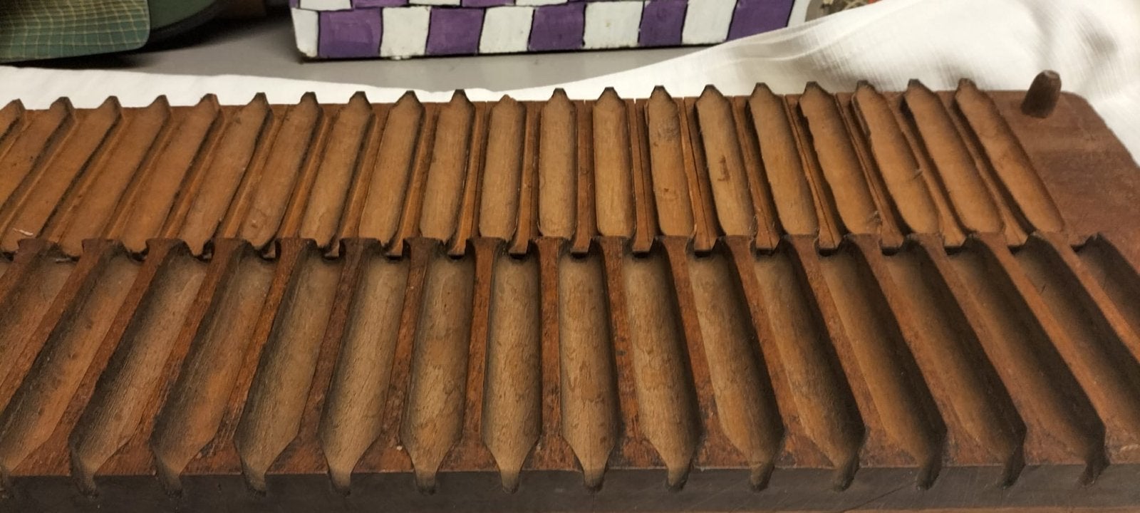 Antieke sigarenplank - Houten sigarenmal, Antiek en Kunst, Ophalen of Verzenden