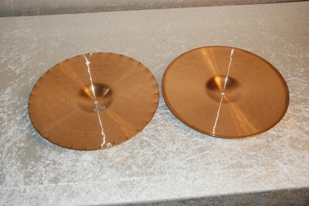Meinl Classics soundwave hihat bekkens 1062/1272gr 14 inch, Gebruikt, ., Drums of Percussie, Ophalen of Verzenden