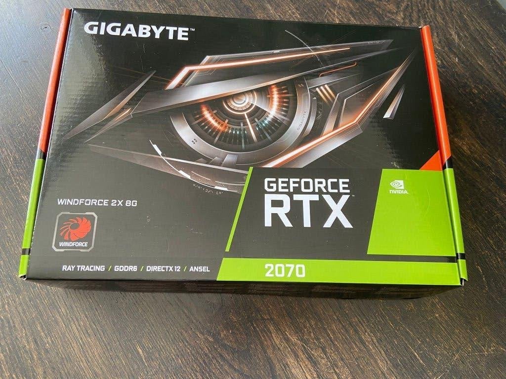 Gigabyte Geforce RTX 2070 Windforce 2X 8G Videokaart, Computers en Software, Videokaarten, PCI-Express 3, Gebruikt, GDDR6, Ophalen of Verzenden