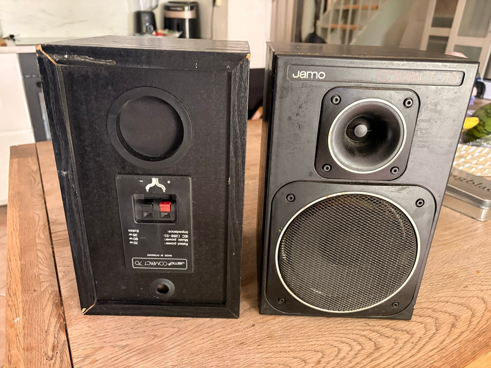 Jamo Compact 70 Boekenplank Speakers - Zonder Snoeren, Audio, Tv en Foto, Luidsprekers, Gebruikt, Ophalen of Verzenden, 60 tot 120 watt
