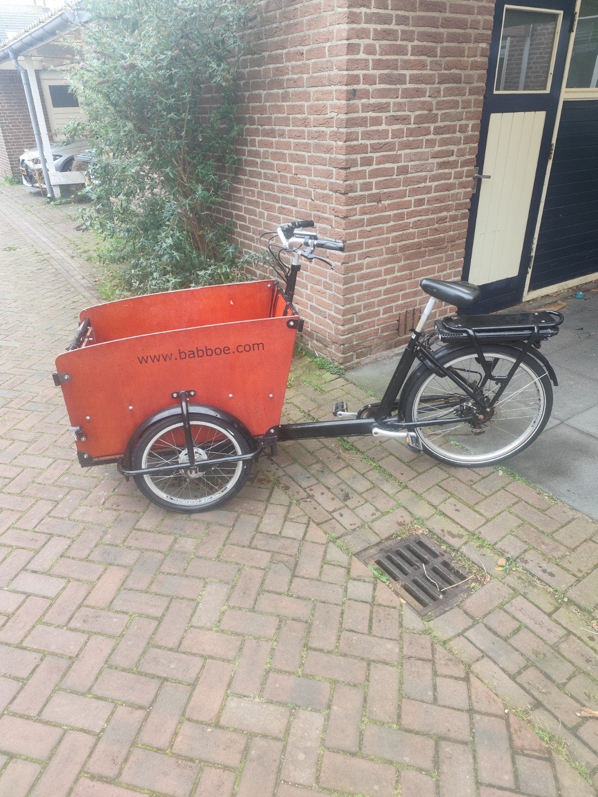 Elektrische Bakfiets - Babboe Big - Goede staat, 4 kinderen of meer, Gebruikt, Elektrisch, Schijfrem