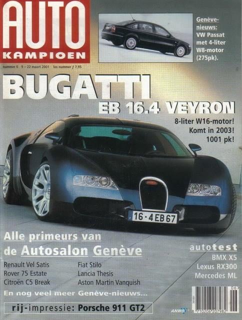 Autokampioen 6 2001 : Mercedes Benz ML 270 CDI - BMW X5 3.0i, Boeken, Ophalen of Verzenden, Gelezen, Algemeen