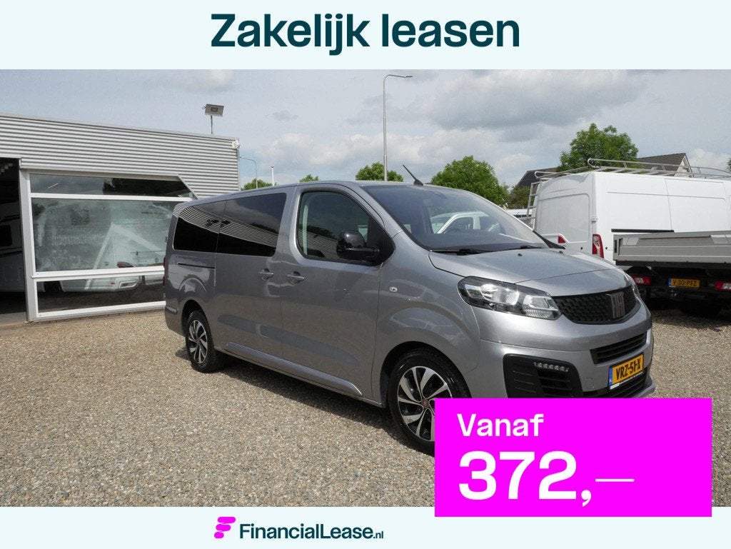 Fiat Scudo 2.0 MultiJet 140PK Dubbel Cabine AC-NAV-glaslook, Voorwielaandrijving, Stof, Gebruikt, 4 cilinders