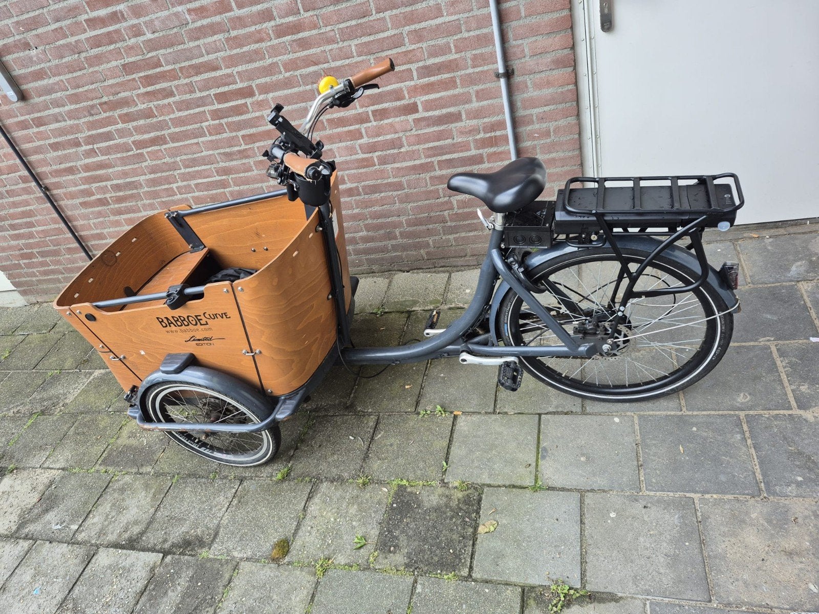 Bakfiets Babboe Curve e-bike - Recentelijk vernieuwd, Fietsen en Brommers, Ophalen of Verzenden, Overige merken