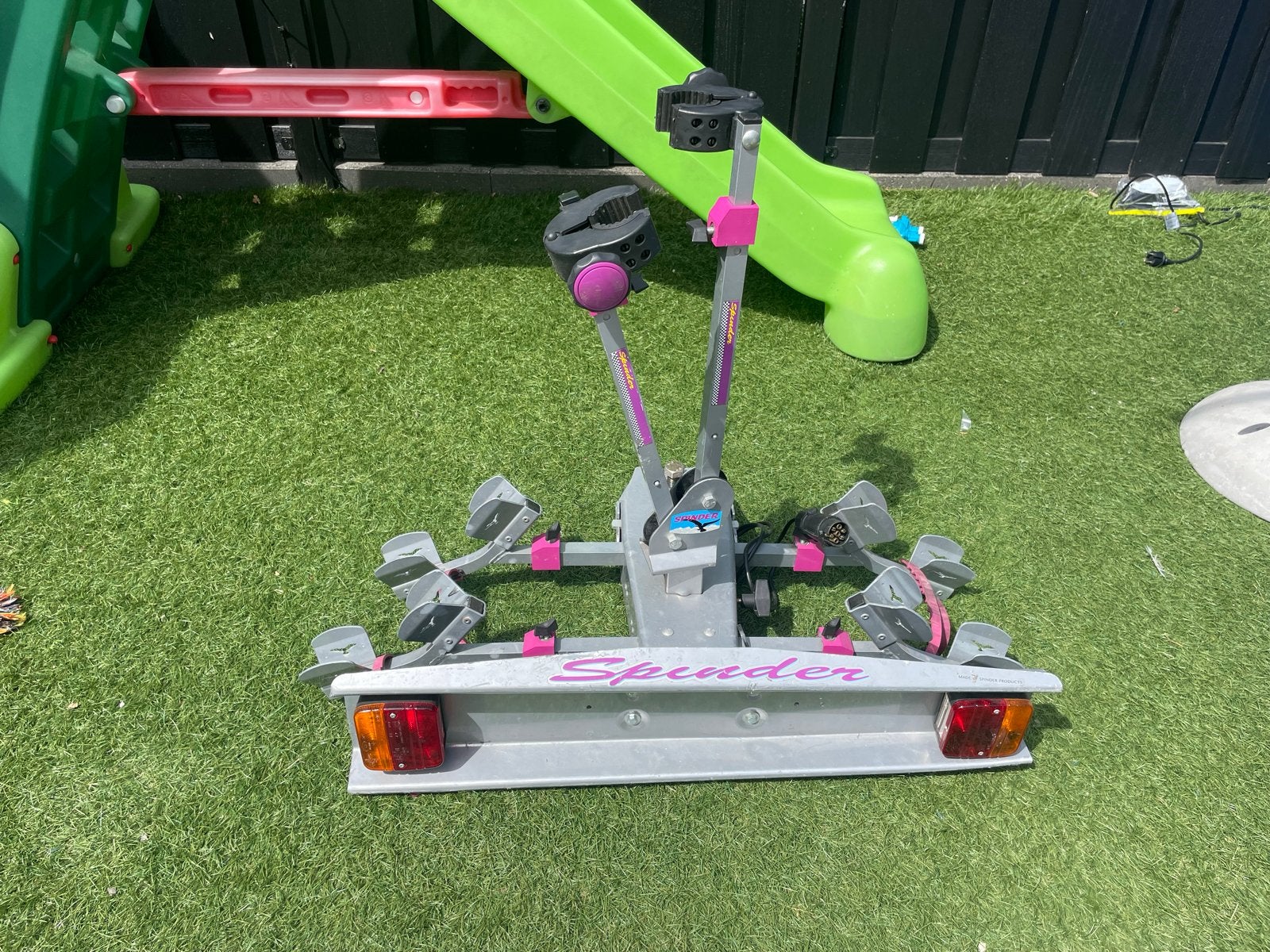 Spinder fietsendrager voor 2 fietsen, Ophalen, 2 fietsen, Gebruikt, Trekhaakdrager