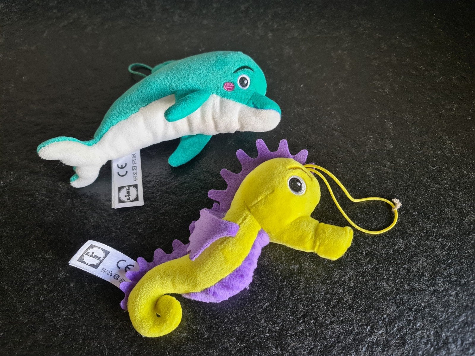 Lidl Aqua Mini knuffels: dolfijn en zeepaardje (2 stuks), Lidl, Ophalen of Verzenden