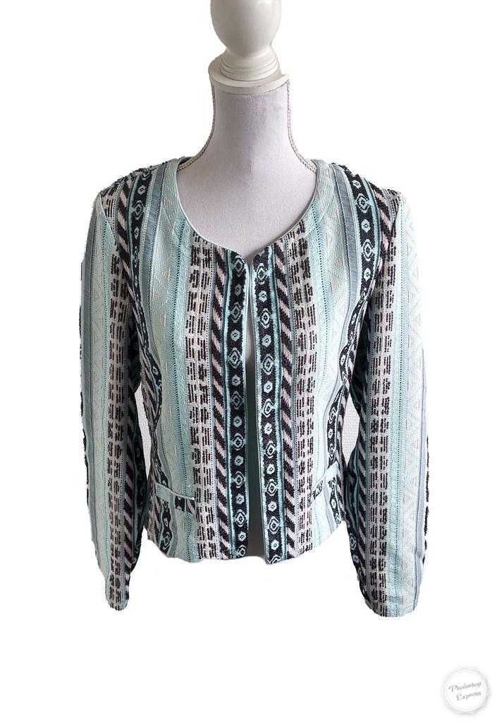 Mooi jasje van Geisha 38, Maat 38/40 (M), Blauw, Geisha Fashion BV, Singaporestraat 86  1175 RA Lijnden