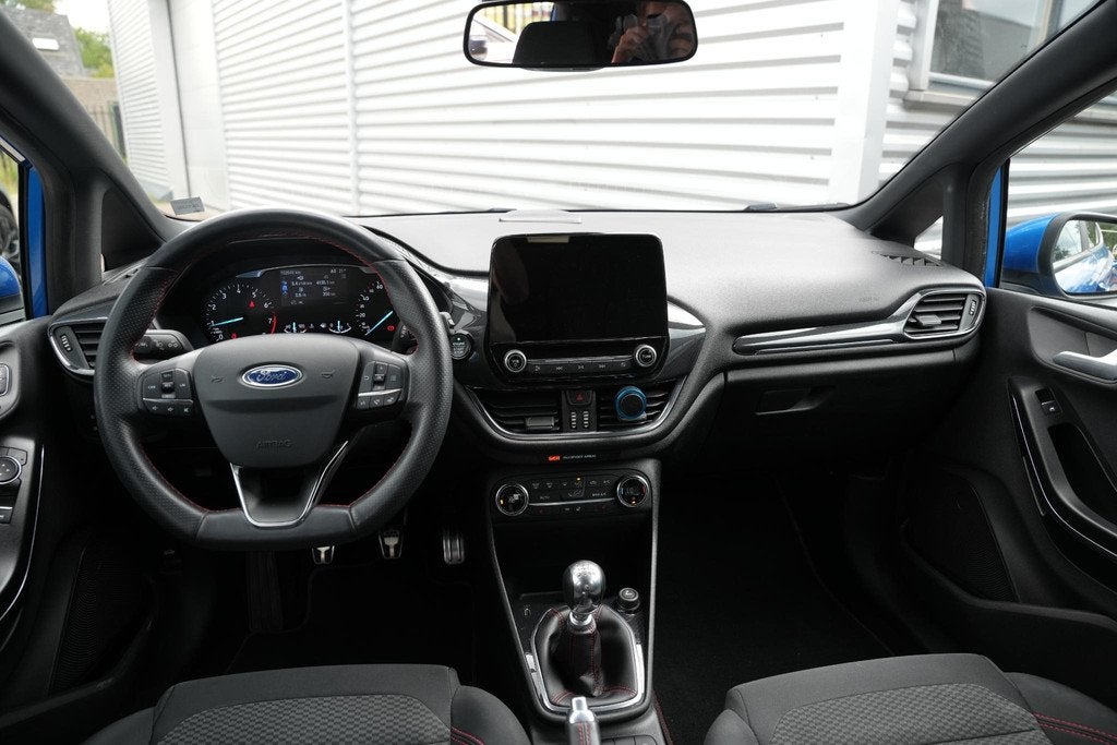 Ford Fiesta 1.0 EcoBoost ST-Line Stuurverw. Cruise Clima Get, Gebruikt, Euro 6, 1064 kg, Blauw