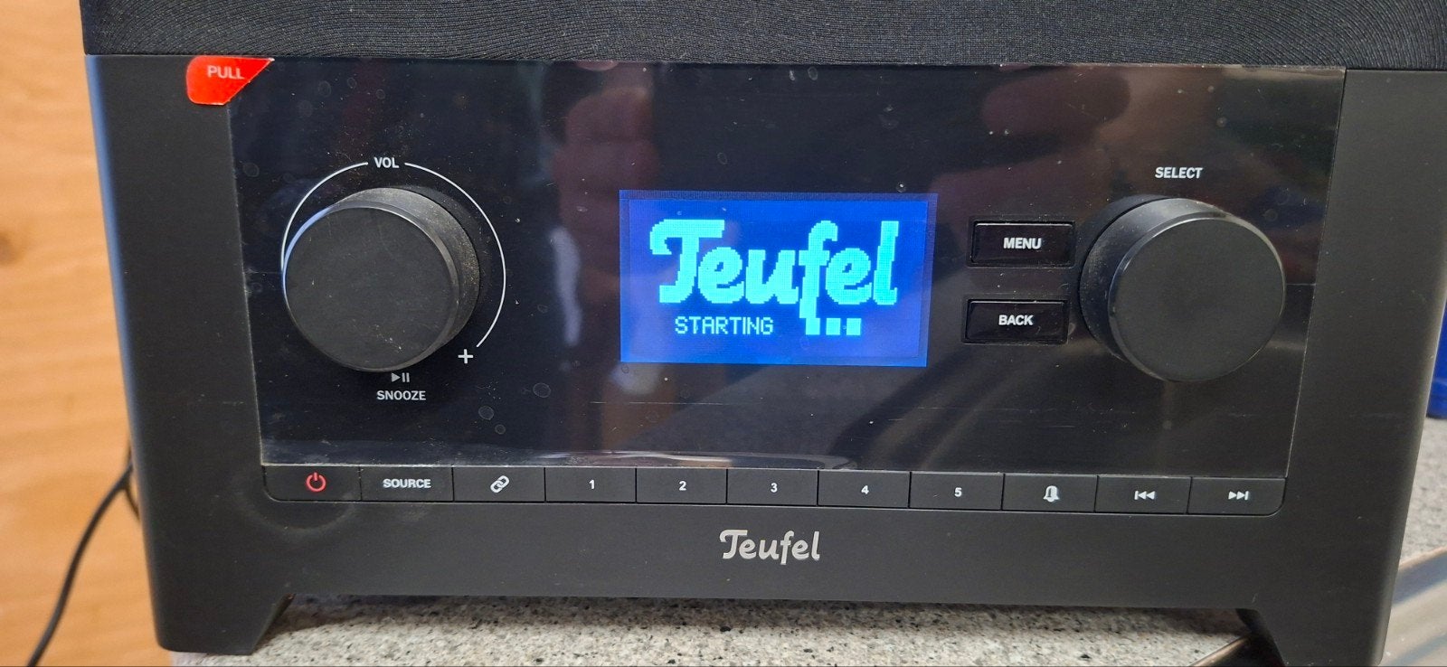 Teufel Radio 3sixty DAB+ Internetradio met Streaming, Ophalen, Zo goed als nieuw, Radio