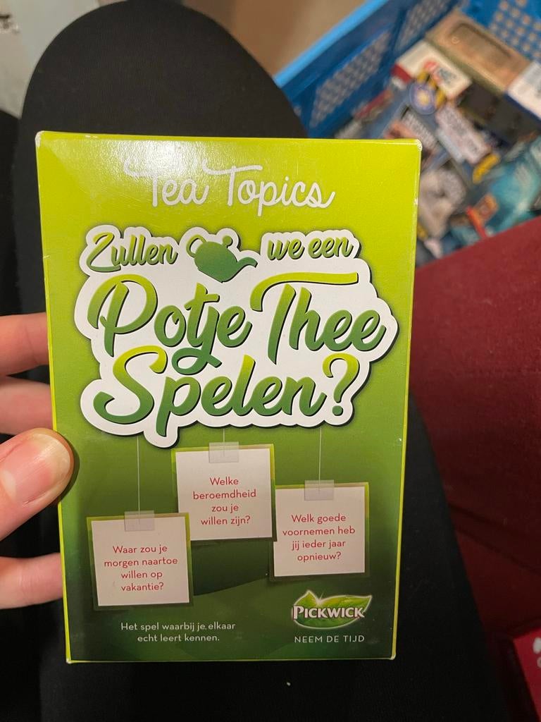 Potje Thee Spelen - Tea Topics, Drie of vier spelers, Ophalen of Verzenden, Gebruikt