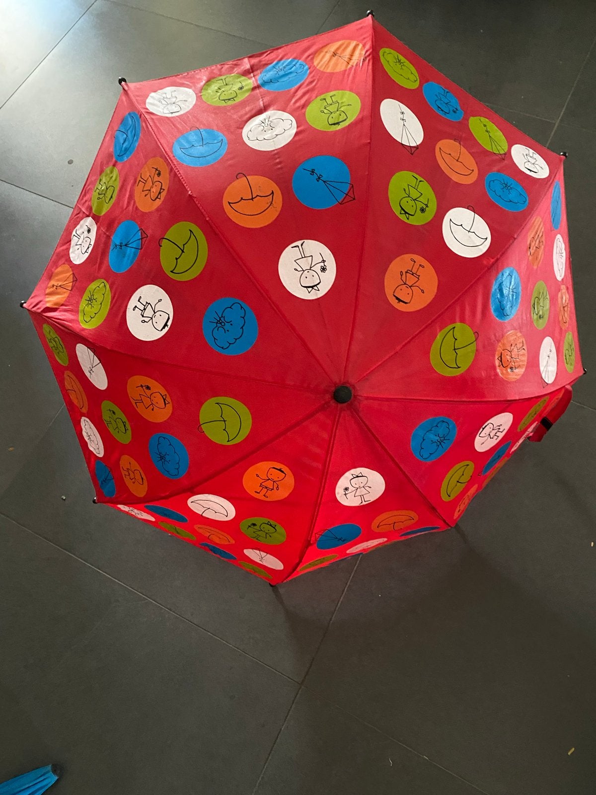 Leuke rode kinderparaplu, Ophalen of Verzenden, Gebruikt, Rood