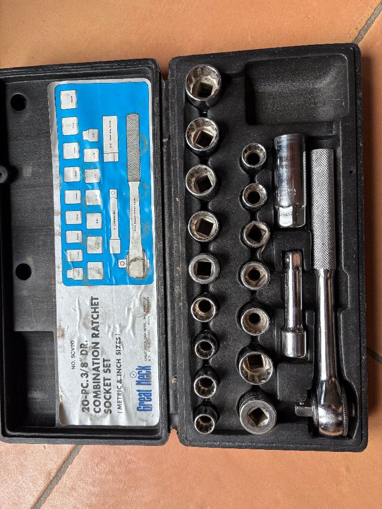 Ratelset, Ophalen of Verzenden, Gebruikt, Sleutel/ratel, Overige merken