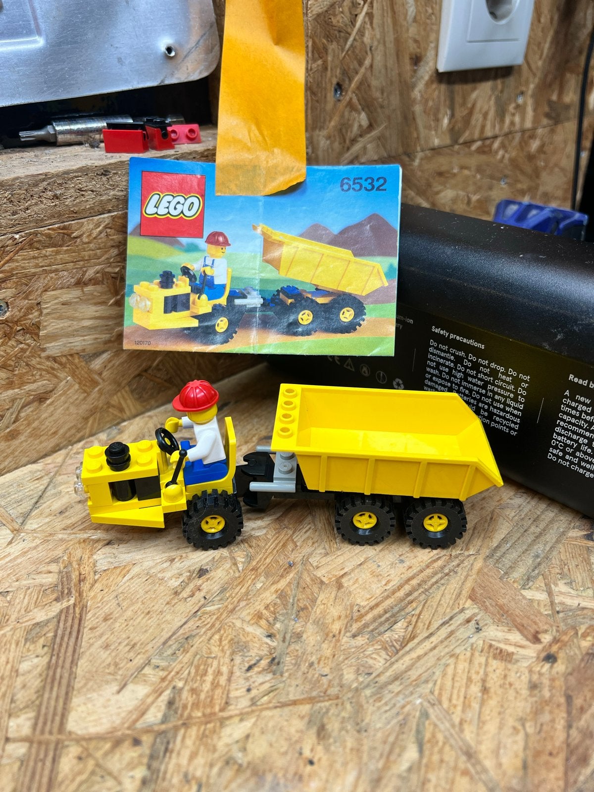 Lego City Kiepwagen met aanhanger (Set 6532), Lego, Ophalen of Verzenden, Compleet, Complete set