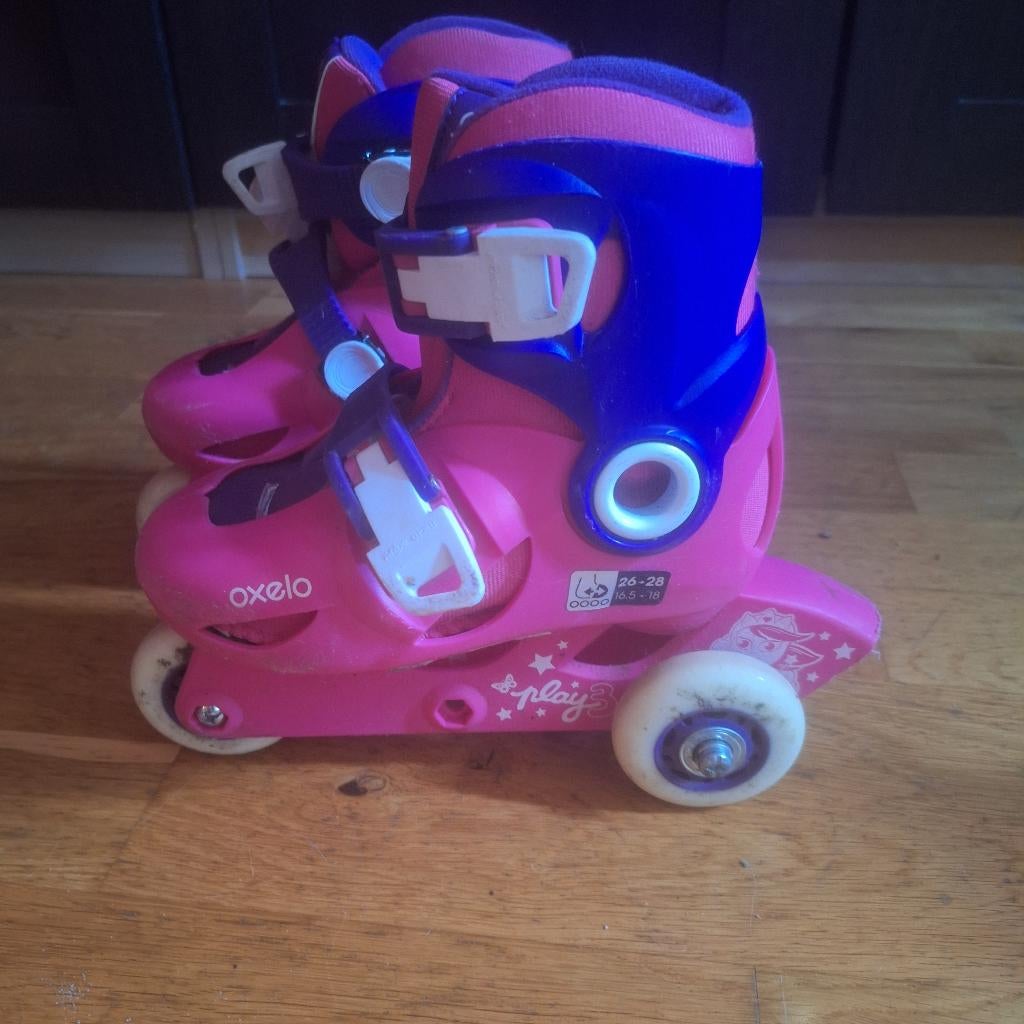Roze oxelo inline skates maat 26-28, Kinderen en Baby's, Speelgoed | Buiten | Rolschaatsen, Ophalen of Verzenden, Verstelbaar