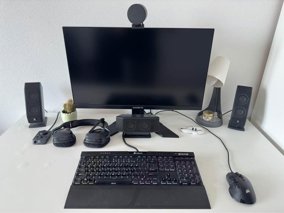 Computer, Computers en Software, Desktop Pc's, Zo goed als nieuw, 3 tot 4 Ghz, SSD, 16 GB, Met videokaart, Met monitor, Gaming