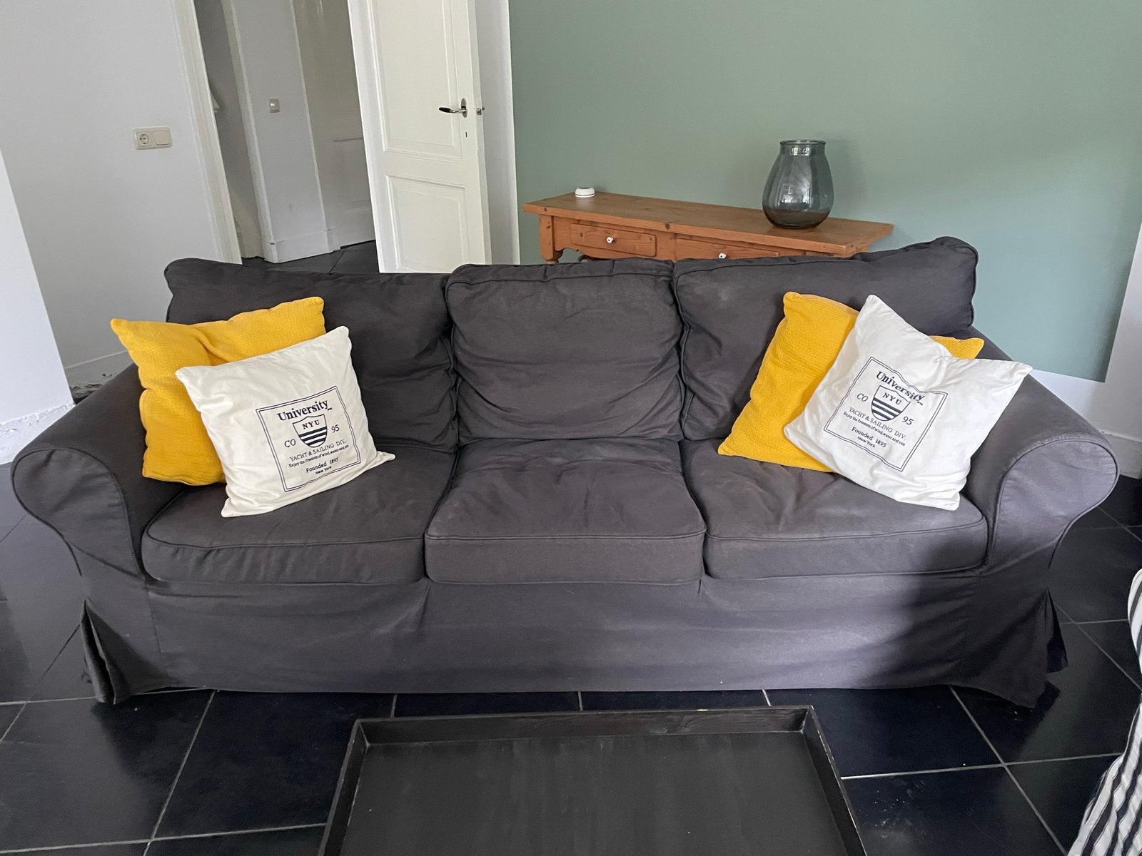 Ikea Ektorp 3-zitsbank, Ophalen, Gebruikt, Driepersoons, 75 tot 100 cm