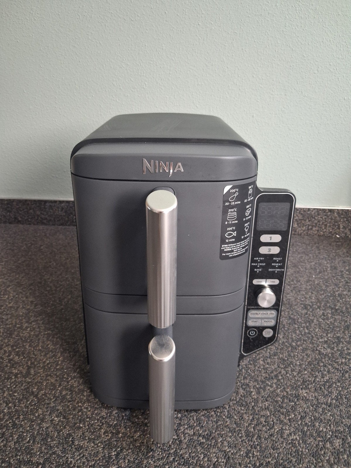 Ninja Foodi Dual Zone Airfryer AF300EU - Zo goed als nieuw, Witgoed en Apparatuur, Airfryers, Ophalen, Zo goed als nieuw, Airfryer